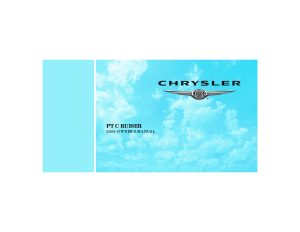 2009 Chrysler Pt Cruiser Owner's Manual