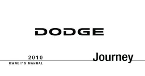 2010 Dodge Journey Owner's Manual