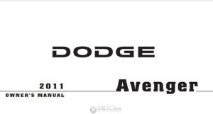 2011 Dodge Avenger Owner's Manual