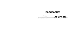 2011 Dodge Journey Owner's Manual