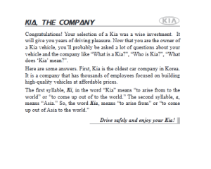 2010-2014 Kia Sedona Owner's Manual