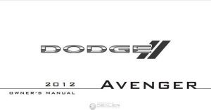 2012 Dodge Avenger Owner's Manual
