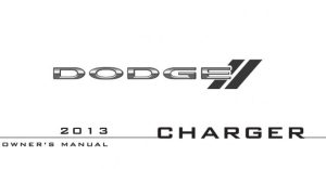 2013 Dodge Charger Owner's Manual