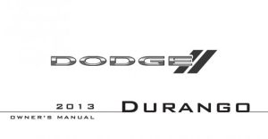 2013 Dodge Durango Owner's Manual