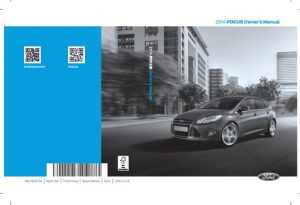 2014 Ford Focus Owner's Manual