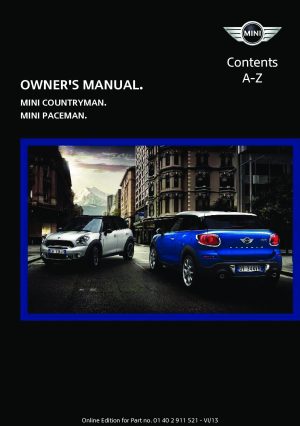 2014 Mini Countryman Owner's Manual