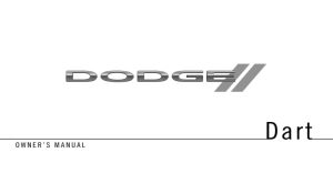 2015 Dodge Dart Owner's Manual