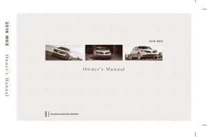 2015 Lincoln MKS Owner's Manual