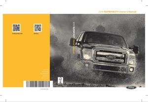 2016 Ford F-350 Owner's Manual