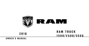 2016 RAM 1500 Owner's Manual