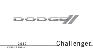 2017 Dodge Challenger Owner's Manual