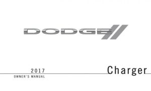 2017 Dodge Charger Owner's Manual