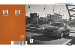 2017 Ford Fusion Owner's Manual