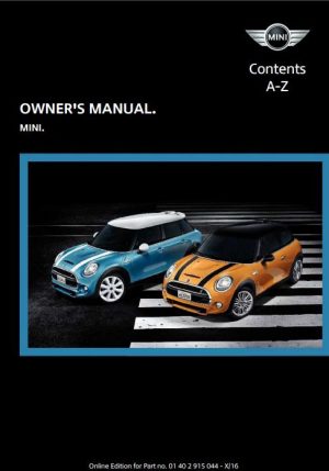 2017 Mini Owner's Manual