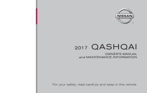 2017 Nissan Qashqai Owner's Manual