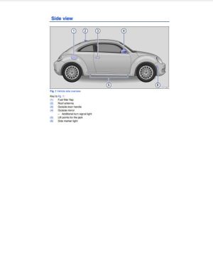 2017 Volkswagen Beetle Owner's Manual