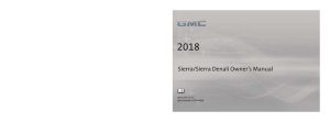 2018 GMC Sierra Owner's Manual