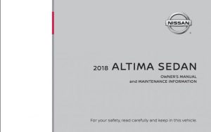 2018 Nissan Altima Sedan Owner's Manual