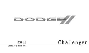 2019 Dodge Challenger Owner's Manual