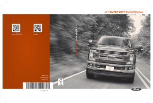 2019 Ford F250 Super Duty Owner's Manual