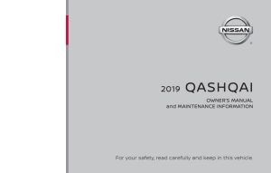 2019 Nissan Qashqai Owner's Manual