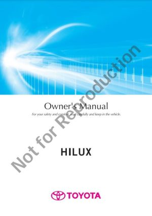 2019 Toyota Hilux Owner's Manual
