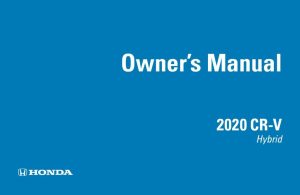 2020 Honda CR-V Hybrid Owner's Manual