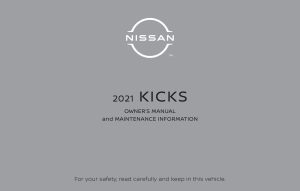 2021 Nissan Kicks Owner's Manual