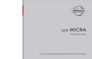 2021 Nissan Micra Owner's Manual