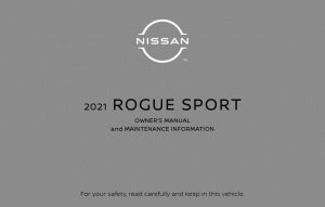 2021 Nissan Rogue Sport Owner's Manual