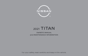 2021 Nissan Titan Owner's Manual