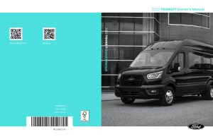 2022 Ford Transit Owner's Manual