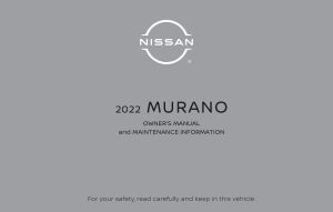 2022 Nissan Murano Owner's Manual