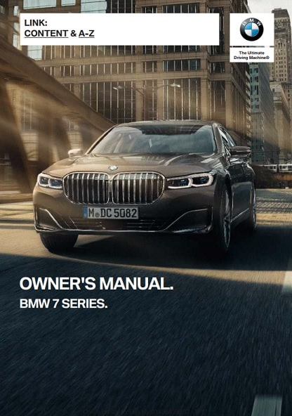 2023 BMW 7 Owner's Manual