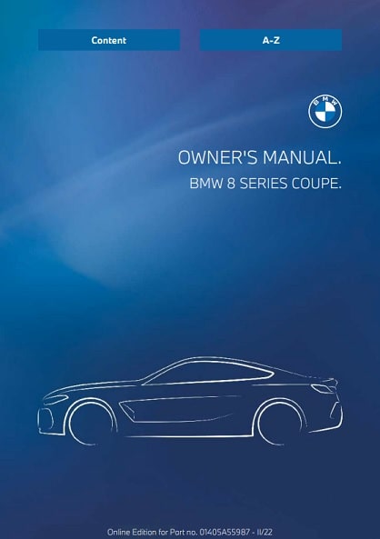 2023 BMW 8 Owner's Manual