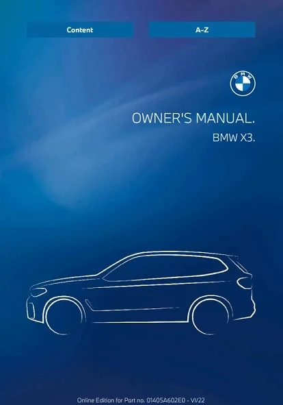 2023 BMW X3 Owner's Manual