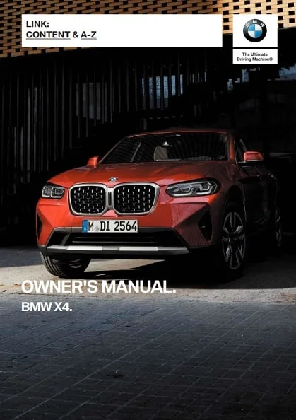 2023 BMW X4 Owner's Manual