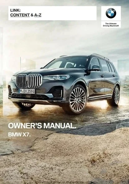 2023 BMW X7 Owner's Manual