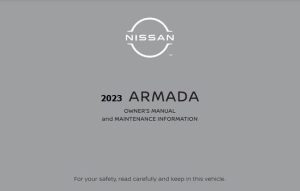2023 Nissan Armada Owner's Manual