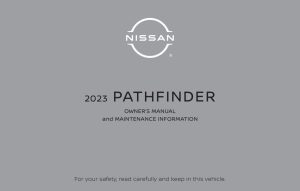 2023 Nissan Pathfinder Owner's Manual