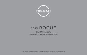 2023 Nissan Rogue Owner's Manual