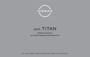2023 Nissan Titan Owner's Manual