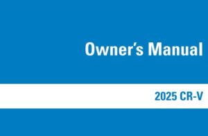 2025 Honda CR-V Owner's Manual